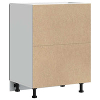 Mobile base lavello-Armadietto da bagno Lucca Nero in Legno Multistrato 968591