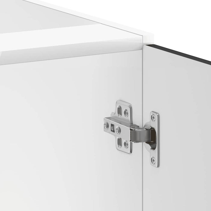 Mobile Base Lavello Lucca Nero in Legno Multistrato 853678