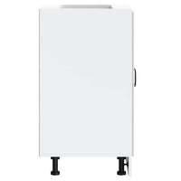 Mobile base lavello-Armadietto da bagno Lucca Bianco Lucido in Legno Multistrato 494664