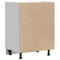 Mobile base lavello-Armadietto da bagno Lucca Grigio Cemento in Legno Multistrato 194884