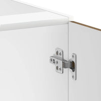 vidaXL Mobile Base Lavello Lucca Rovere Fumo in Legno Multistrato