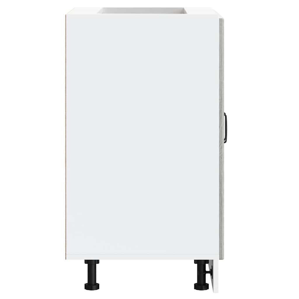 Mobile Base Lavello Lucca Grigio Sonoma in Legno Multistrato 853683