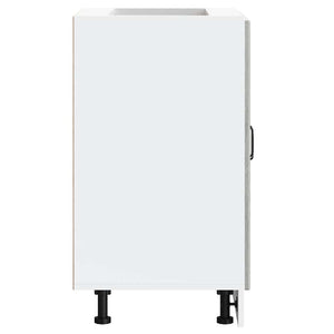 Mobile Base Lavello Lucca Grigio Sonoma in Legno Multistrato 853683