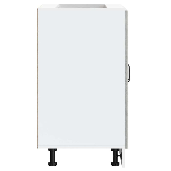 Mobile Base Lavello Lucca Grigio Sonoma in Legno Multistrato 853683