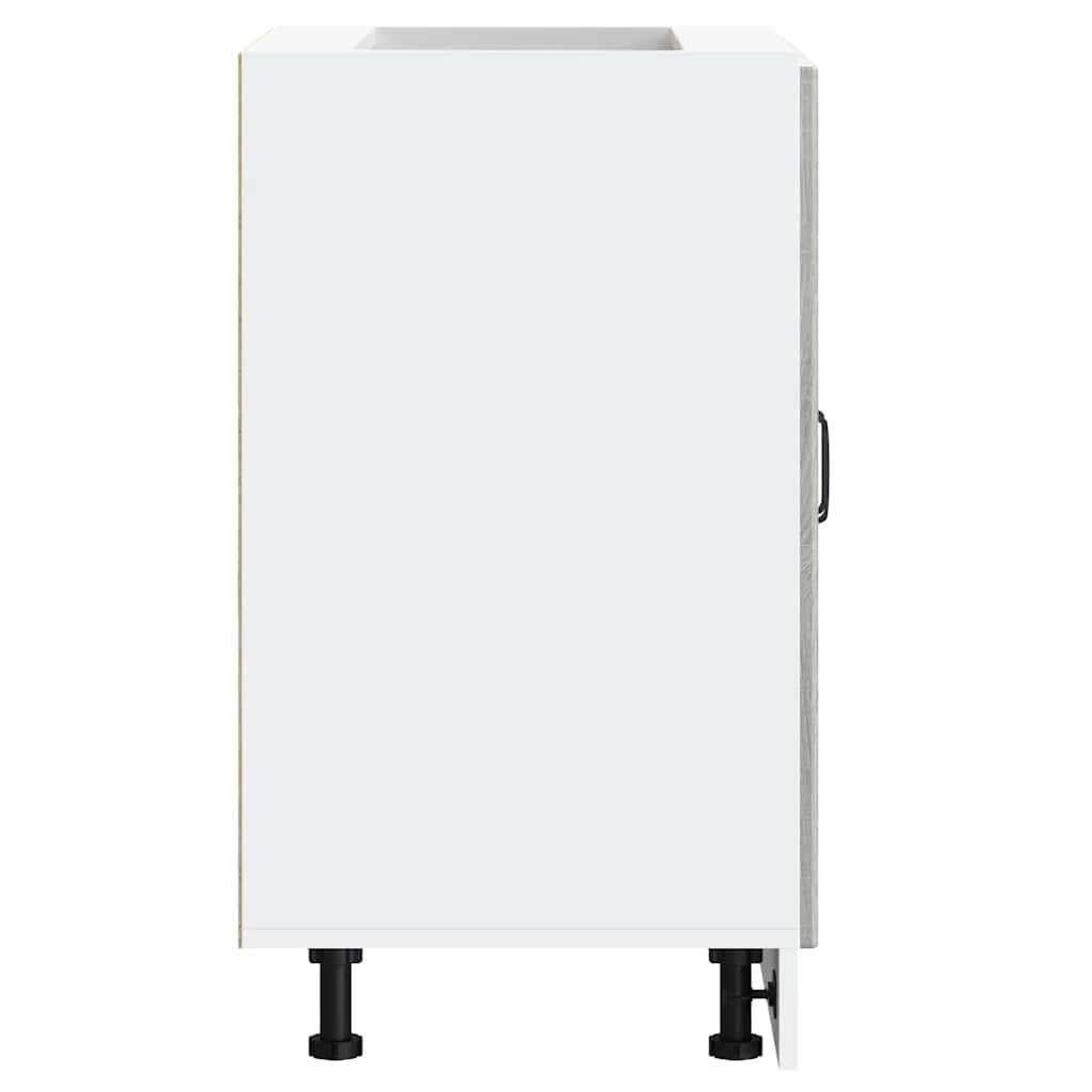 Mobile base lavello-Armadietto da bagno Lucca Grigio Sonoma in Legno Multistrato