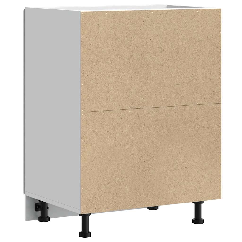 Mobile base lavello-Armadietto da bagno Lucca Grigio Sonoma in Legno Multistrato