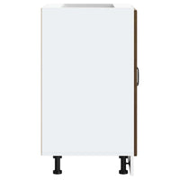 Mobile Base Lavello Lucca Rovere Marrone in Legno Multistrato 853684