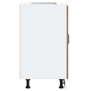 Mobile base lavello-Armadietto da bagno Lucca Legno Antico in Legno Multistrato 382535