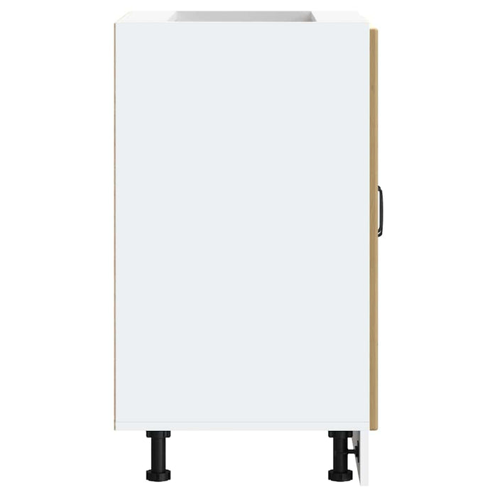 Mobile Base Lavello Lucca Rovere Artigianale Legno Multistrato 853686