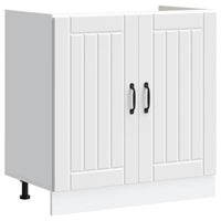 Mobile Base Lavello Lucca Bianco in Legno Multistrato