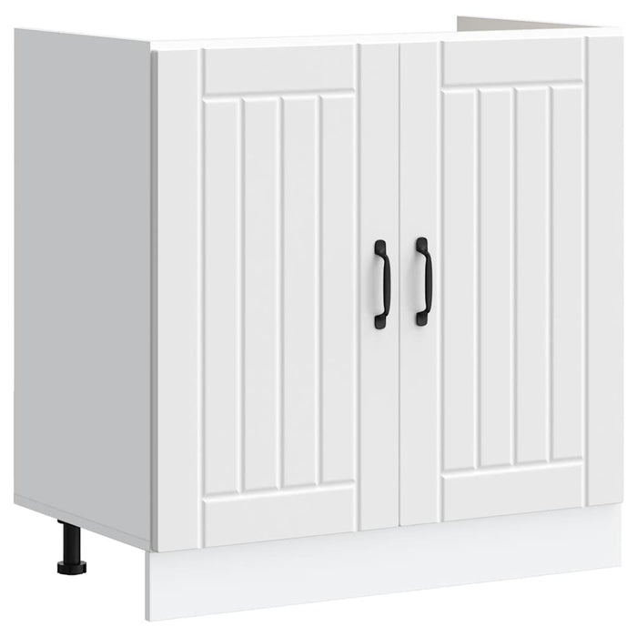 Mobile Base Lavello Lucca Bianco in Legno Multistrato