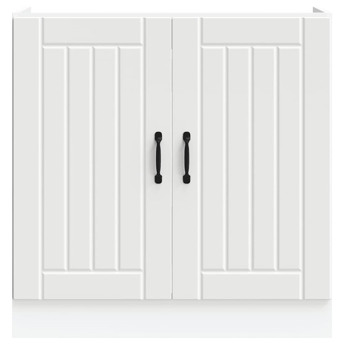 Mobile Base Lavello Lucca Bianco in Legno Multistrato