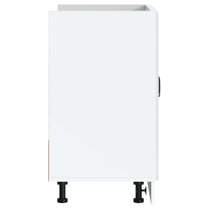 Mobile base lavello-Armadietto da bagno Lucca Bianco in Legno Multistrato 537380