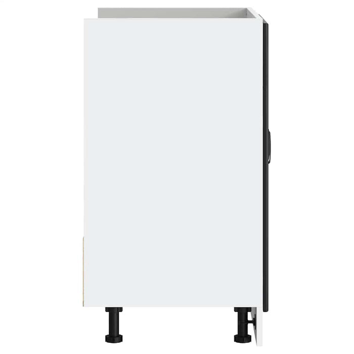 Mobile base lavello-Armadietto da bagno Lucca Nero in Legno Multistrato 406295