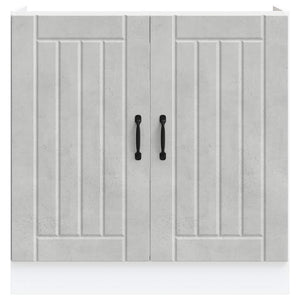 Mobile Base Lavello Lucca Grigio Cemento in Legno Multistrato 853691