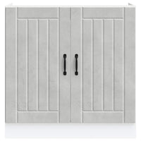 Mobile Base Lavello Lucca Grigio Cemento in Legno Multistrato