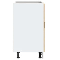 Mobile Base Lavello Lucca Rovere Artigianale Legno Multistrato 853696