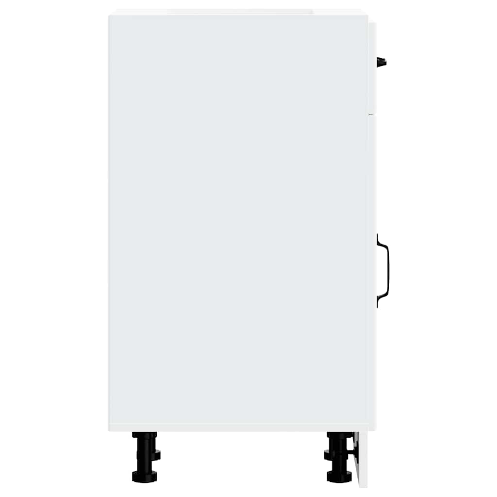 Base da Cucina Lucca Bianco in Legno Multistrato 853697