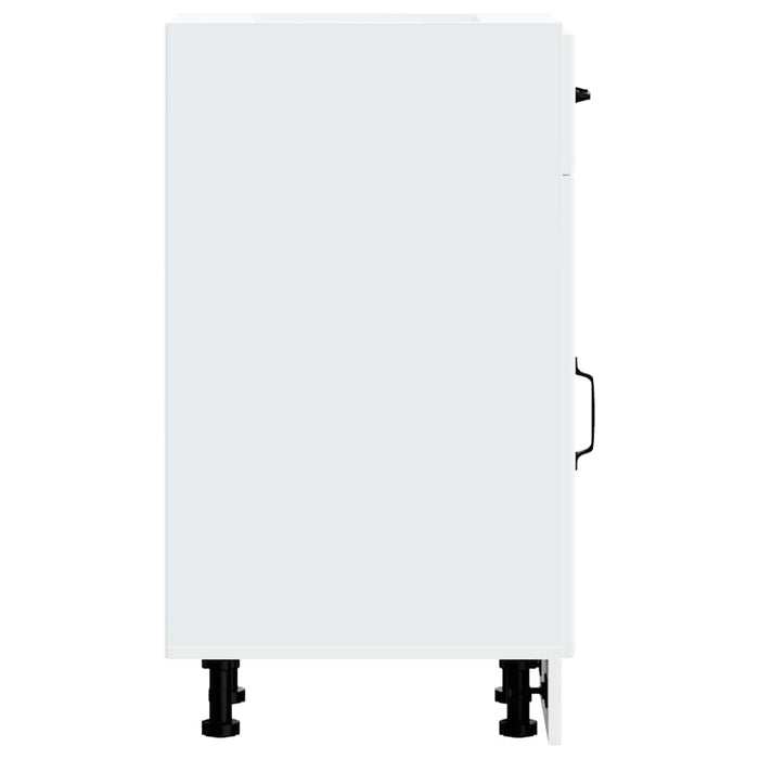 Base da Cucina Lucca Bianco in Legno Multistrato 853697