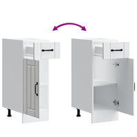 Base da Cucina Lucca Bianco in Legno Multistrato 853697