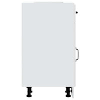 Base da Cucina Lucca Bianco Lucido in Legno Multistrato 853699