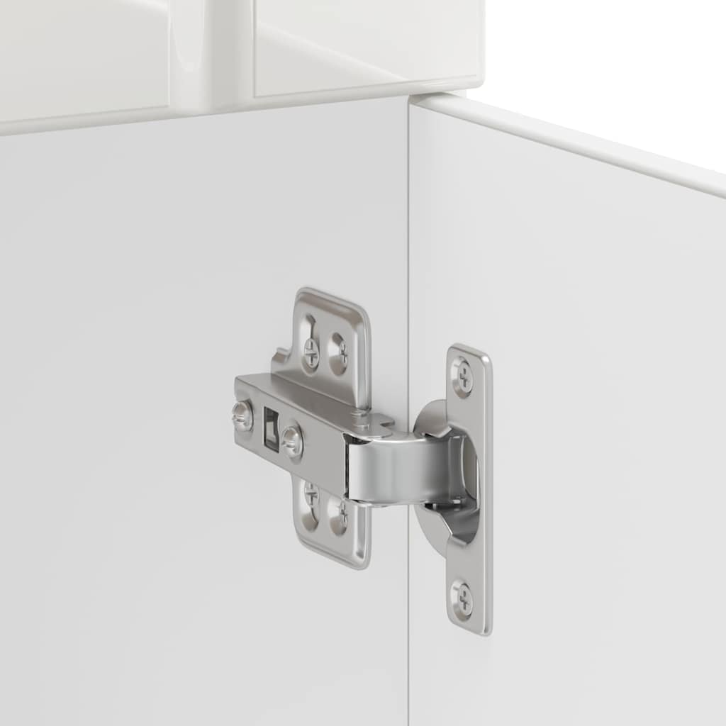 Base da Cucina Lucca Bianco Lucido in Legno Multistrato 853699