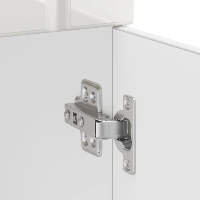 Base da Cucina Lucca Bianco Lucido in Legno Multistrato 853699