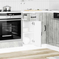 Base da Cucina Lucca Grigio Cemento in Legno Multistrato 853701