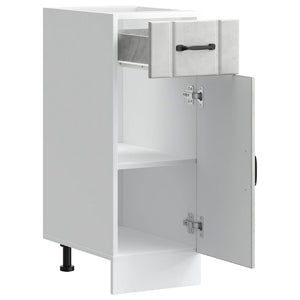 Base da Cucina Lucca Grigio Cemento in Legno Multistrato 853701