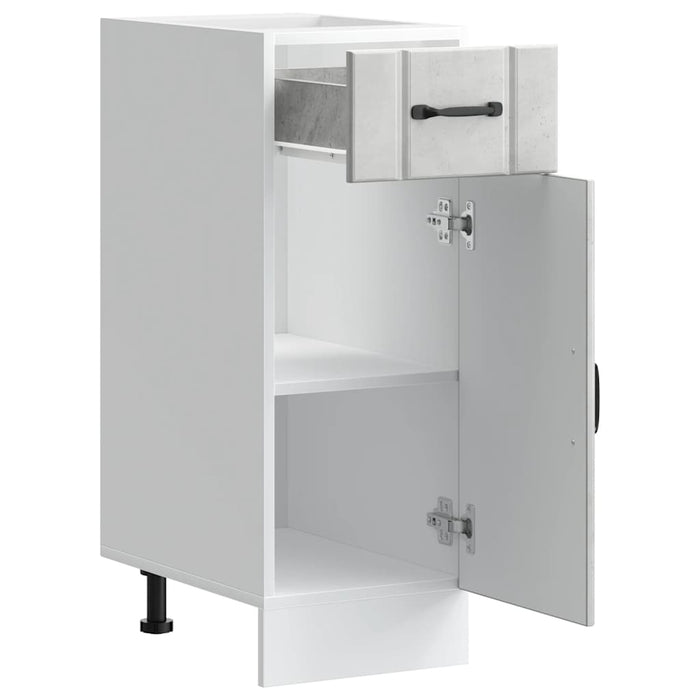 Base da Cucina Lucca Grigio Cemento in Legno Multistrato 853701