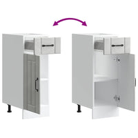 Base da Cucina Lucca Grigio Cemento in Legno Multistrato 853701