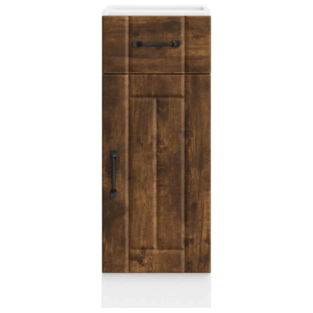 Base da Cucina Lucca Rovere Fumo in Legno Multistrato 853702