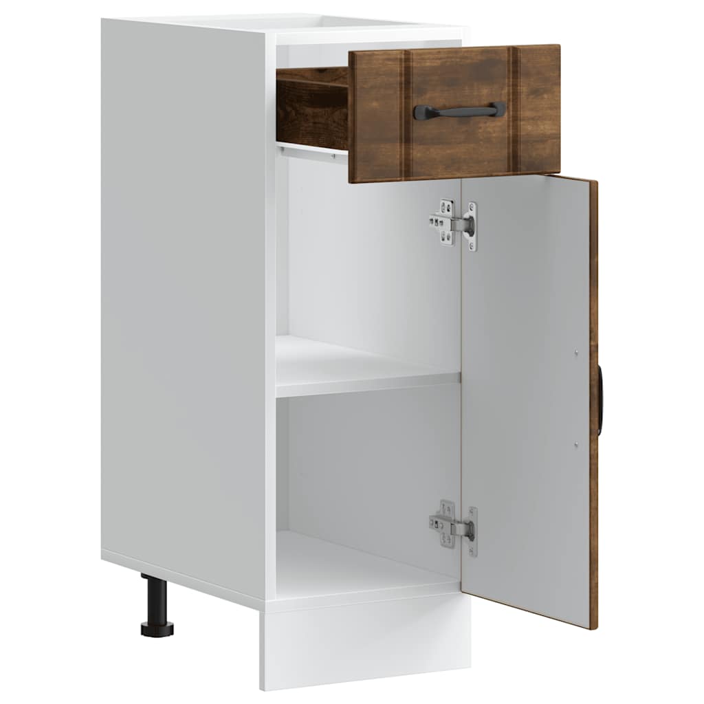 Base da Cucina Lucca Rovere Fumo in Legno Multistrato 853702