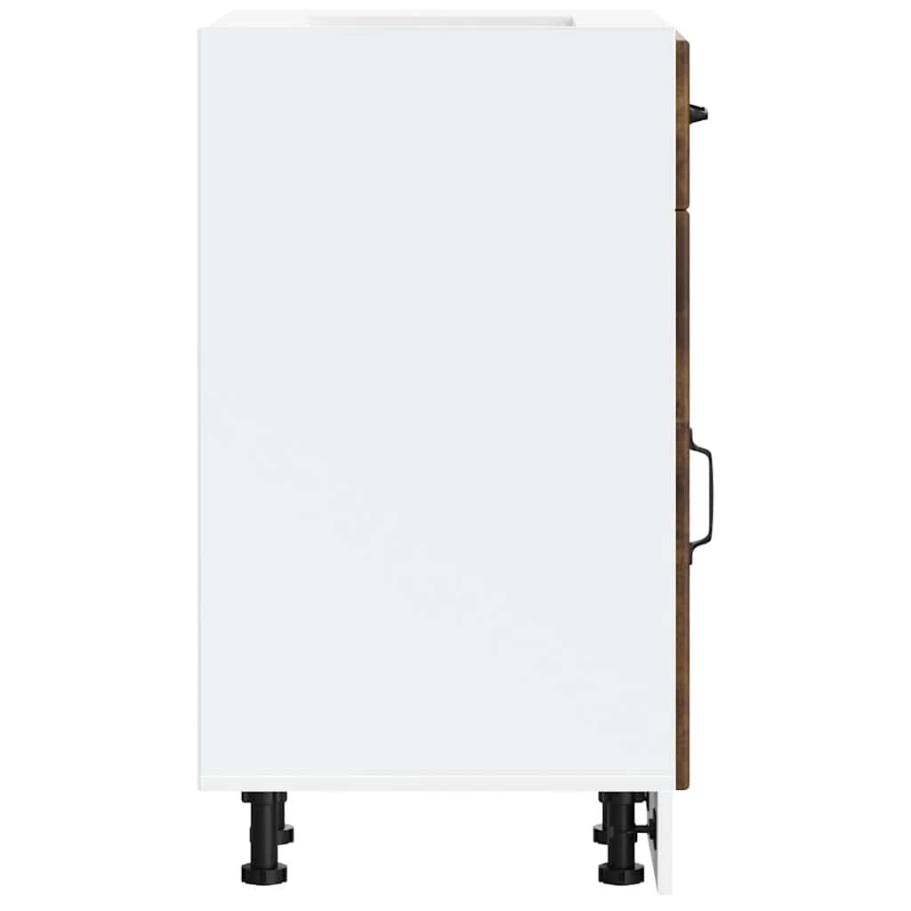 Base da Cucina Lucca Rovere Fumo in Legno Multistrato 853702