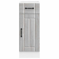 Base da Cucina Lucca Grigio Sonoma in Legno Multistrato 853703