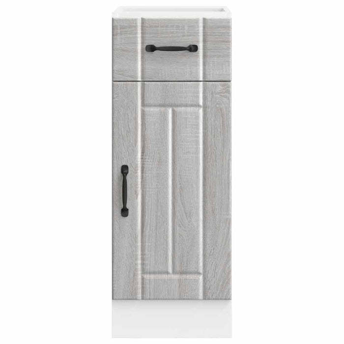 Base da Cucina Lucca Grigio Sonoma in Legno Multistrato 853703