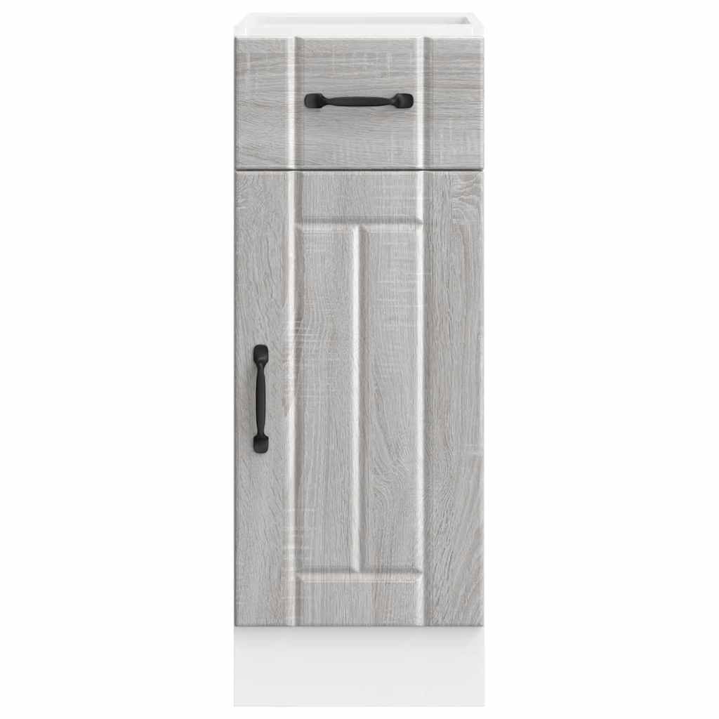 Base da Cucina Lucca Grigio Sonoma in Legno Multistrato 853703