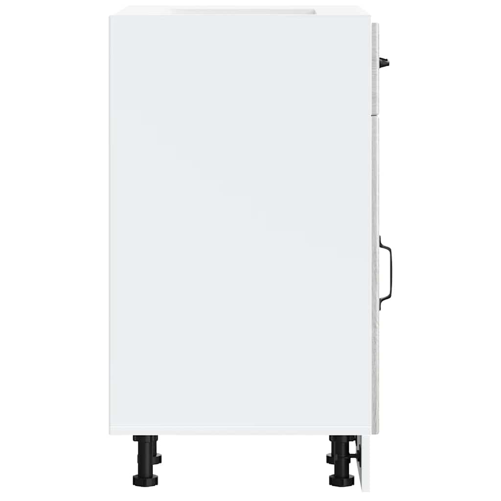 Base da Cucina Lucca Grigio Sonoma in Legno Multistrato 853703