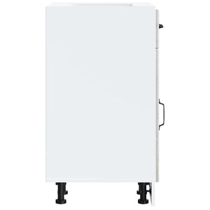 Base da Cucina Lucca Grigio Sonoma in Legno Multistrato 853703