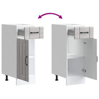 Base da Cucina Lucca Grigio Sonoma in Legno Multistrato 853703