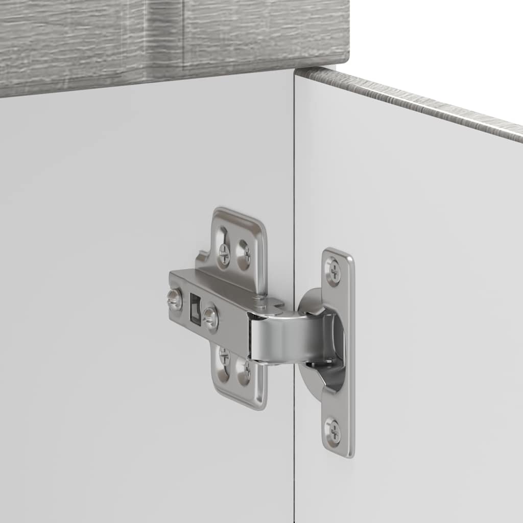 Base da Cucina-Mobile Base da Cucina Lucca Grigio Sonoma in Legno Multistrato 552691