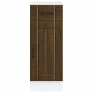 Base da Cucina Lucca Rovere Marrone in Legno Multistrato 853704