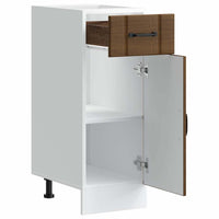 Base da Cucina Lucca Rovere Marrone in Legno Multistrato 853704