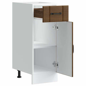 Base da Cucina Lucca Rovere Marrone in Legno Multistrato 853704