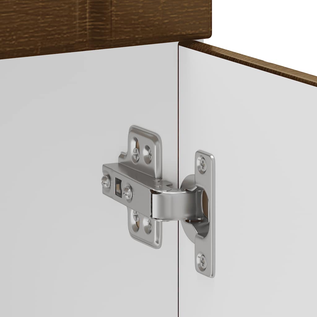 vidaXL Base da Cucina Lucca Rovere Marrone in Legno Multistrato