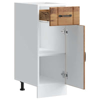 vidaXL Base da Cucina Lucca Legno Antico in Legno Multistrato