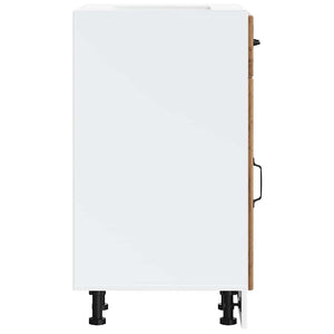 vidaXL Base da Cucina Lucca Legno Antico in Legno Multistrato