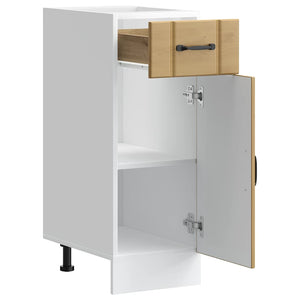 Base da Cucina Lucca Rovere Artigianale in Legno Multistrato 853706