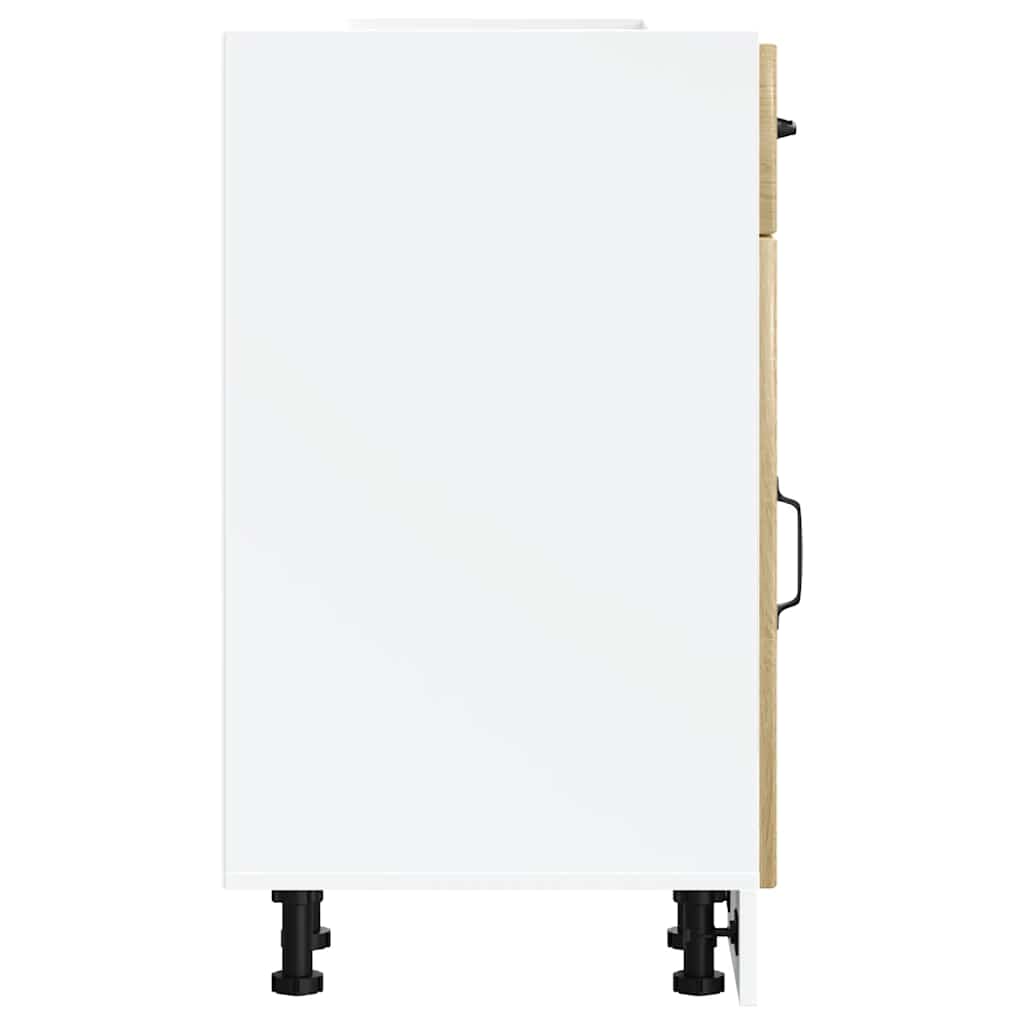 vidaXL Base da Cucina Lucca Rovere Artigianale in Legno Multistrato