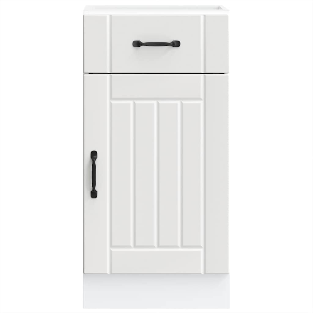 Base da Cucina Lucca Bianco in Legno Multistrato 853707